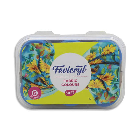 Pidilite Fevicryl Fabric Colours Soft Set - 6 Shades Pidilite