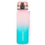 Uzspace Gradient Tritan Water Bottle BPA Free Leakproof Gym Bottle
