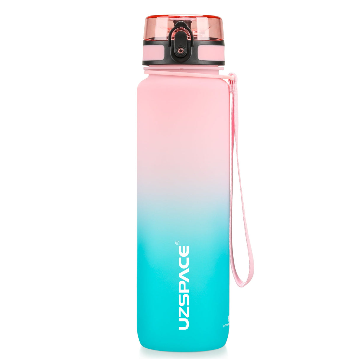 Uzspace Gradient Tritan Water Bottle BPA Free Leakproof Gym Bottle