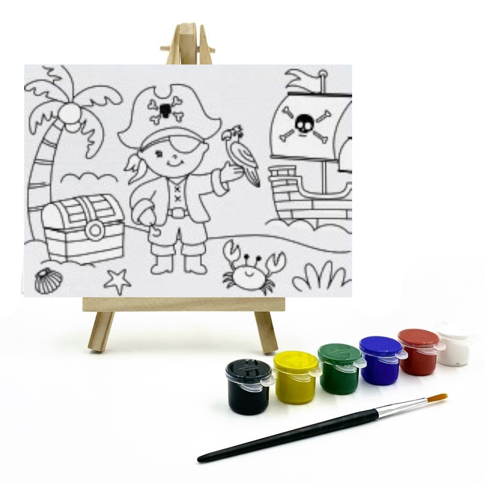 The Talking Canvas Diy Canvas Painting Kit for Kids - Multiple Designs