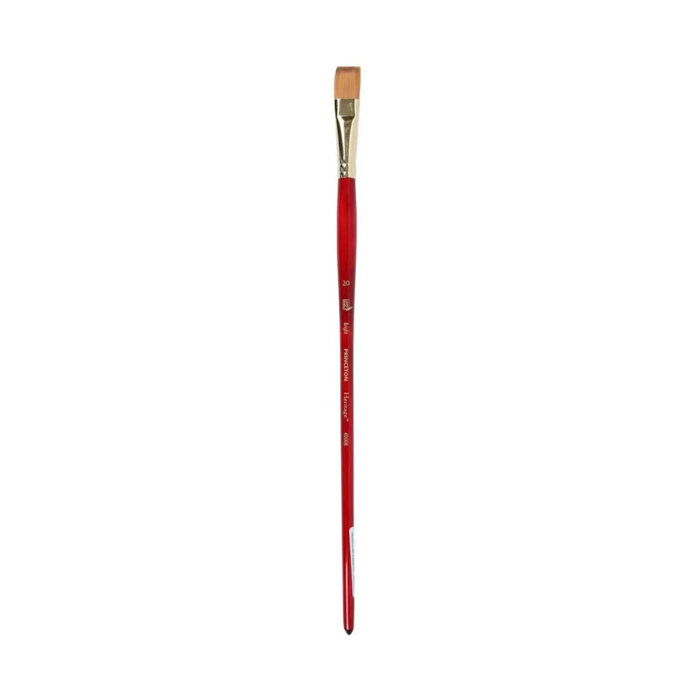 Princeton Heritage Long Handle Brush Series 4000 For Oil and Acrylic Paintings Princeton