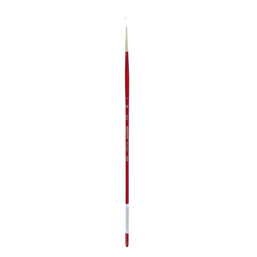 Princeton Heritage Long Handle Brush Series 4000 For Oil and Acrylic Paintings Princeton