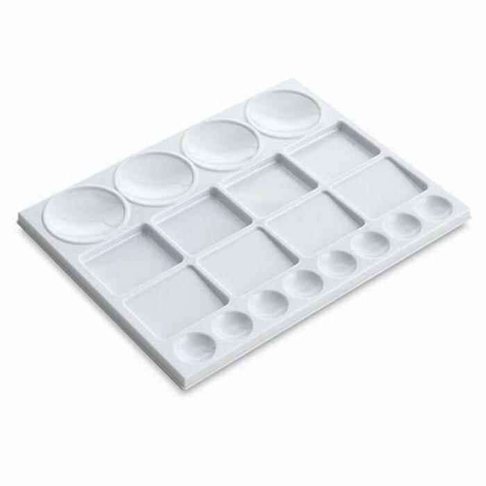 RECTANGLE PLASTIC ACRYLIC PALETTE