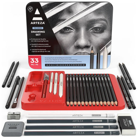 Set of 33 Drawing Colors by Arteza Professionals.
