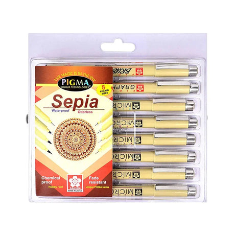 Sakura Pigma Micron Sepia Set | Mandala Pen Sakura