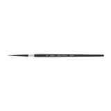 Silver Black Velvet Round Brush- 3000S Silver