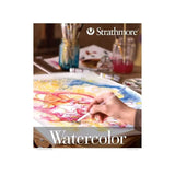 Strathmore 400 Series Watercolor Paper 12 SHT,300 GSM - 5.5"x 8.5"(298-103) Canvazo