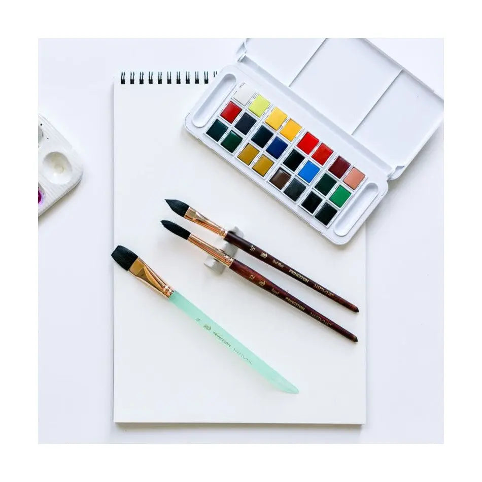 Strathmore 400 Series Watercolor Paper 12 SHT,300 GSM - 5.5"x 8.5"(298-103) Canvazo