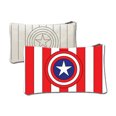 iCraft DIY Canvas Pouch Painting Kit for Kids - Super Hero iCraft
