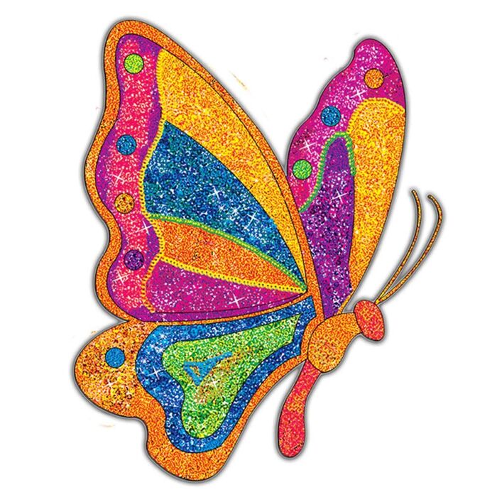Sparkling Butterflies: Sand And Sequin Art