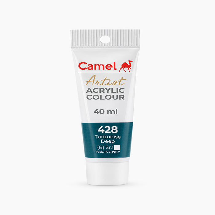 Camel Artist  Acrylic Colour - 40ml - Turquoise Deep.