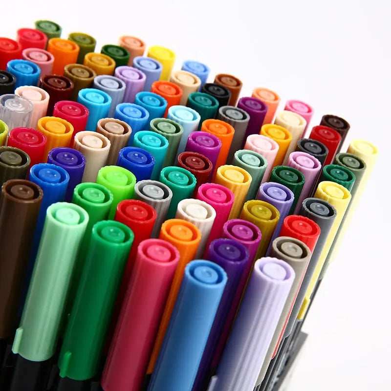 Tombow Dual Brush Pen Art Markers 96 Color Set with Desk Stand ( AB-T96C ) Tombow