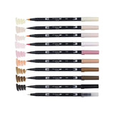 Tombow Dual Brush Pens Colour  Set - Portrait Palette Tombow