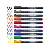 Tombow Fundenosuke Brush Pen - 6 Neon Colour Set Tombow