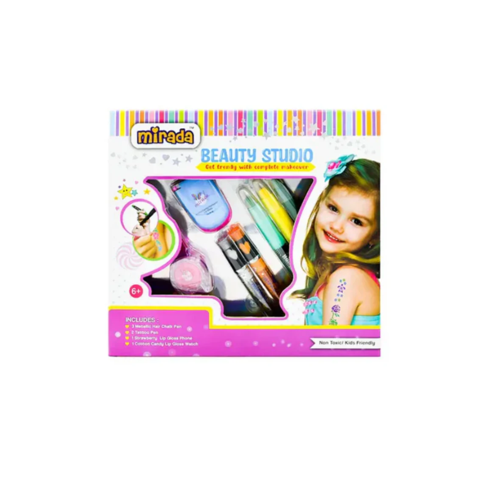 Mirada Beauty Studio DIY Makeup & Glam Kit for Kids