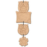 iCraft DIY Owl Danglers Kit - Creative Hanging Art for Kids iCraft