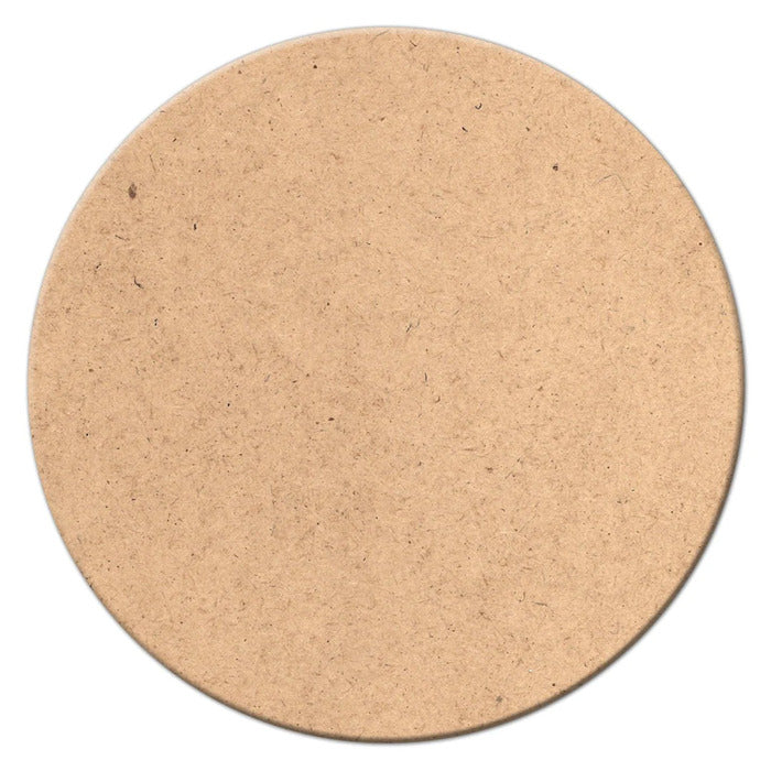 Art Wooden Plain Mdf Base Round (Choose Size)