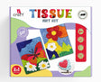 iCraft DIY Tissue Art Kit for Kids - Paint, Glue & Create iCraft