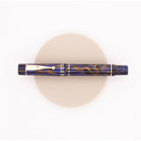 Gioia | Alleria | Fountain Pen | Crepuscola Blue-Brown | Gold Trims Gioia