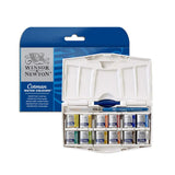 Winsor & Newton Cotman Water Colours - Pocket Plus 12 Half Pans Set Winsor & Newton