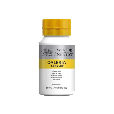 Winsor & Newton Galeria Acrylic Titanium White 500ml Winsor & Newton