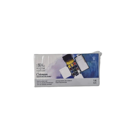 Winsor and Newton Cotman Water Colours Field Box - 12 Half Pans Winsor & Newton