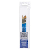 Winsor and Newton Cotman Watercolour Synthetic Hair Brush - Short Handle - Pack of 4 Winsor & Newton