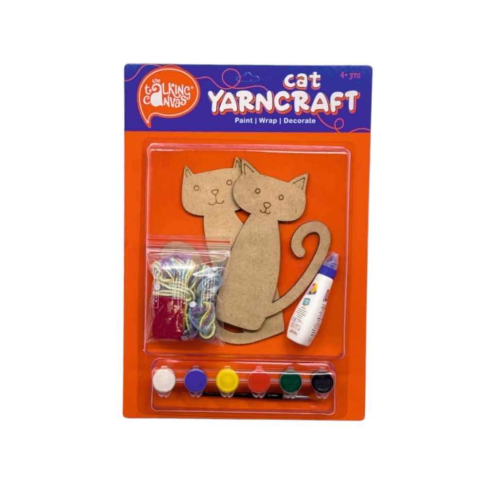 The Talking Canvas Yarn Craft Kit for Kids