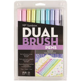Tombow Dual Brush Pen Set of 10 – Muted Palette