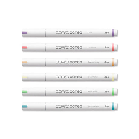 Copic Acrea Paint Markers Set of 6