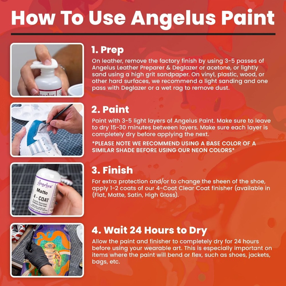 Angelus Collector Leather Paint 29.5ml - Maize Yellow Angelus