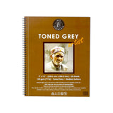 Art Essentials Toned Grey Artist Sketching Paper Medium Surface ,120 GSM- Spiral Pad Art Essentials