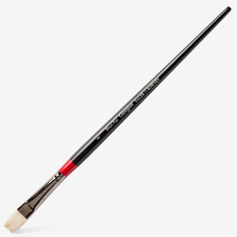 Daler-Rowney Georgian Oil Brush Short Flat Size 8