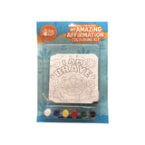The Talking Canvas Brave & Loved Pack Affirmation Colouring Kit