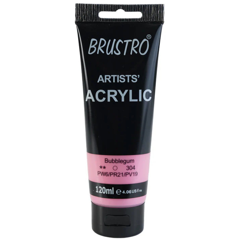 Brustro Acrylic Paint 120ml - Artist Grade Colours - Loose Tubes
