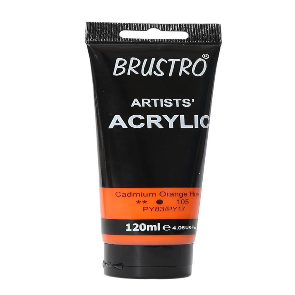 Brustro Acrylic Paint 120ml - Artist Grade Colours - Loose Tubes