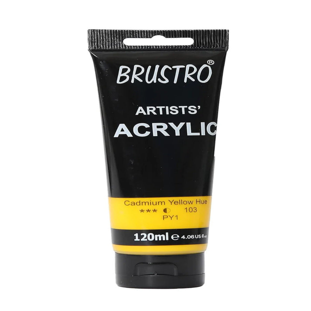 Brustro Acrylic Paint 120ml - Artist Grade Colours - Loose Tubes