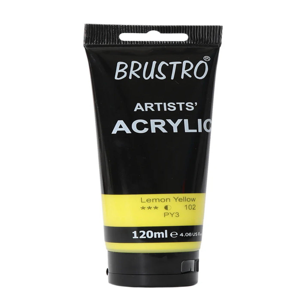 Brustro Acrylic Paint 120ml - Artist Grade Colours - Loose Tubes