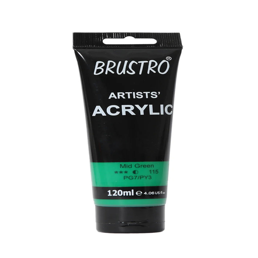 Brustro Acrylic Paint 120ml - Artist Grade Colours - Loose Tubes