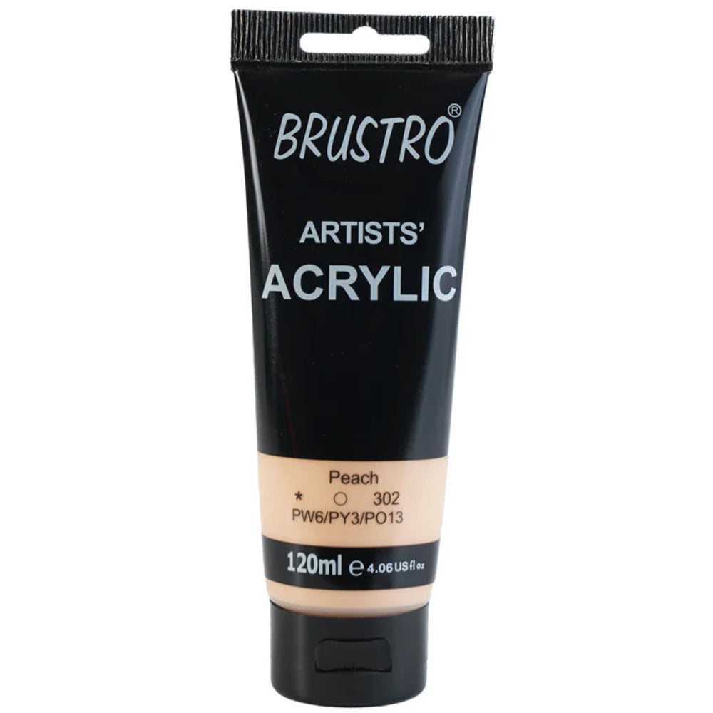 Brustro Acrylic Paint 120ml - Artist Grade Colours - Loose Tubes