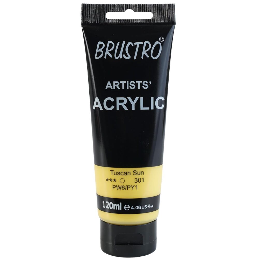 Brustro Acrylic Paint 120ml - Artist Grade Colours - Loose Tubes