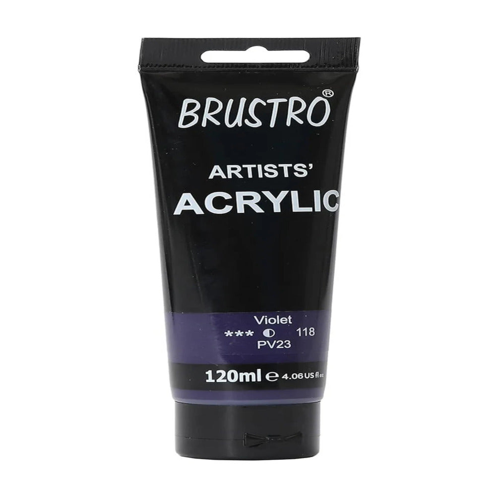 Brustro Acrylic Paint 120ml - Artist Grade Colours - Loose Tubes