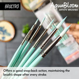 Brustro Aquabloom Artists Paint Brush Set Of 6