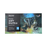 Brustro Soft Pastels Set of 48 Front View  High Pigment Colour