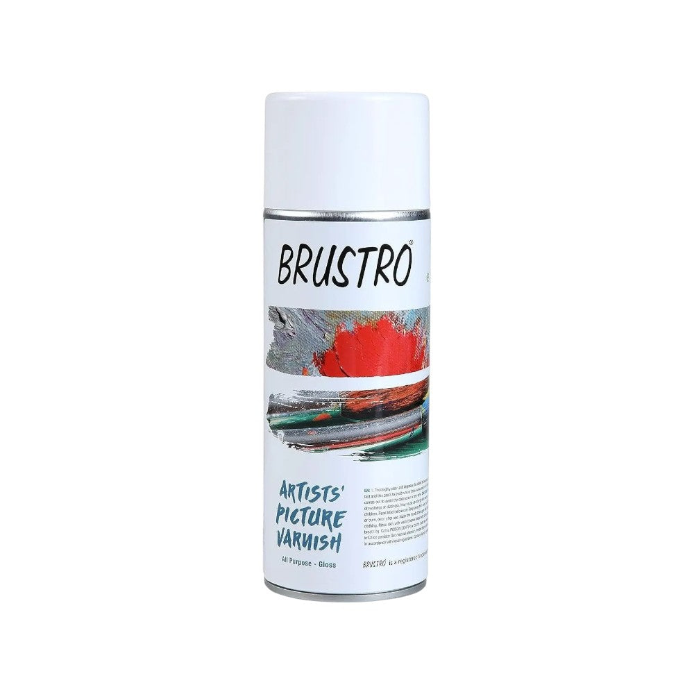 Brustro Gloss Varnish Spray 400ml  High Shine