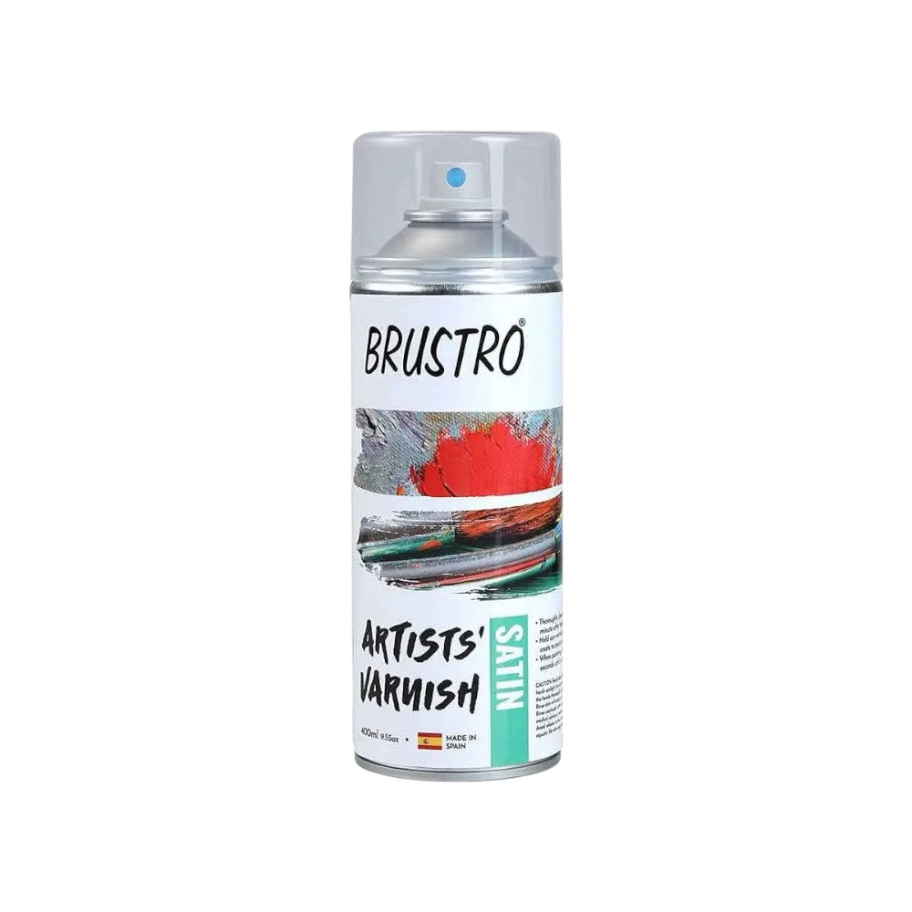 Brustro Satin Varnish Spray 400ml  Protective Art C