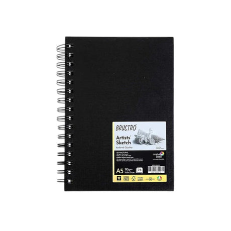 Brustro Artists Sketch Book Journal - Wiro Bound - 110 GSM - A4/A5