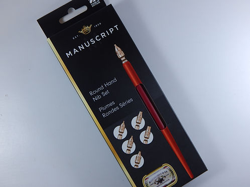 Manuscript Round Hand Calligraphy Nib Set of 5