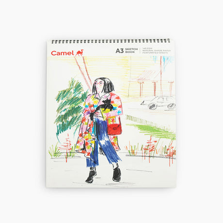 Camel Sketch Book - 140Gsm And 270Gsm (Available In Multiple Sizes)