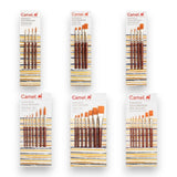 Camel Synthetic Gold Brushes - Round & Flat - Series 66 & 67